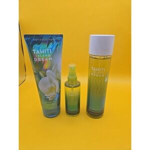 Bath & Body Works TAHITI ISLAND DREAM Fragrance Mists, Body Cream NEW